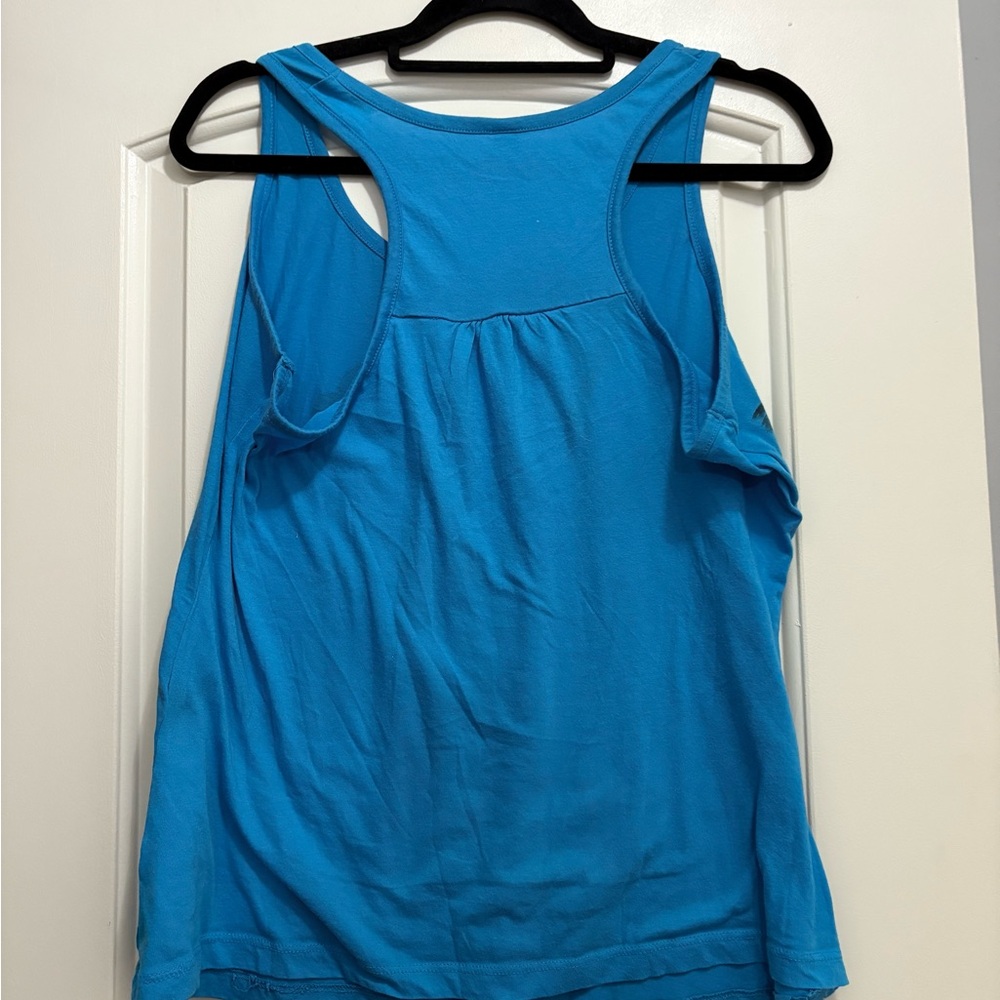 District Blue Athletic Tank Top with Graphic Design Motorcross Racing - Picture 5 of 9